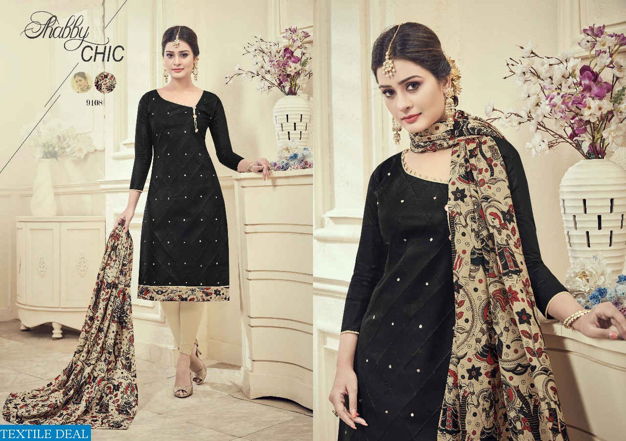 Raghav brandy Wholesale cotton pintex Dress material